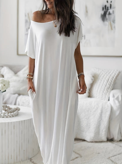 Damen Maxikleid Lockerer Stil für Alltag und Freizeit