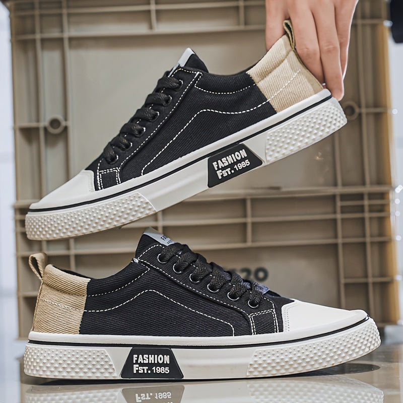 Herren Low-Top Sneaker im Retro-Stil für Alltag und Freizeit