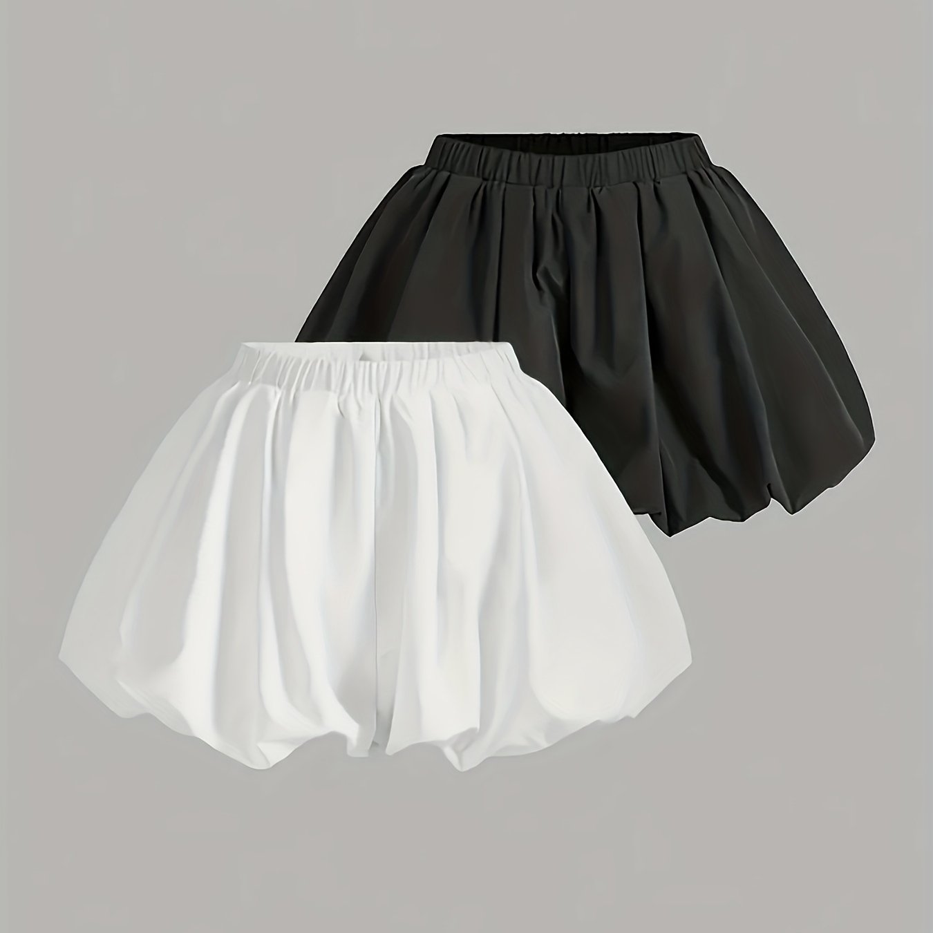 Damen Ballonshorts Modisch Voluminöses Design Freizeit