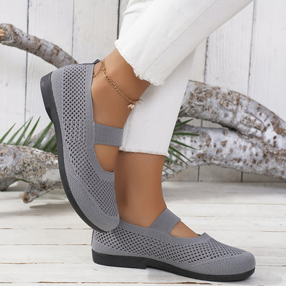 Damen Mary Jane Lauf- und Freizeitschuhe mit Belüftung und bequemer Passform