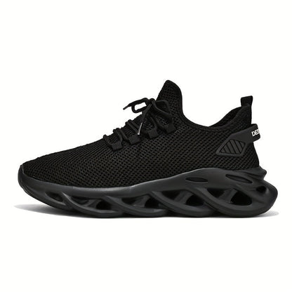 Herren Sneaker Sportliche Straßenschuhe mit Futuristischer Sohle – Laufen, Fitness & Freizeit