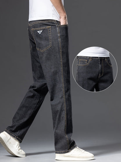 Herren Gerade Schnitt Jeans – Lässige Denim Hose im modernen Stil für Alltag & Freizeit