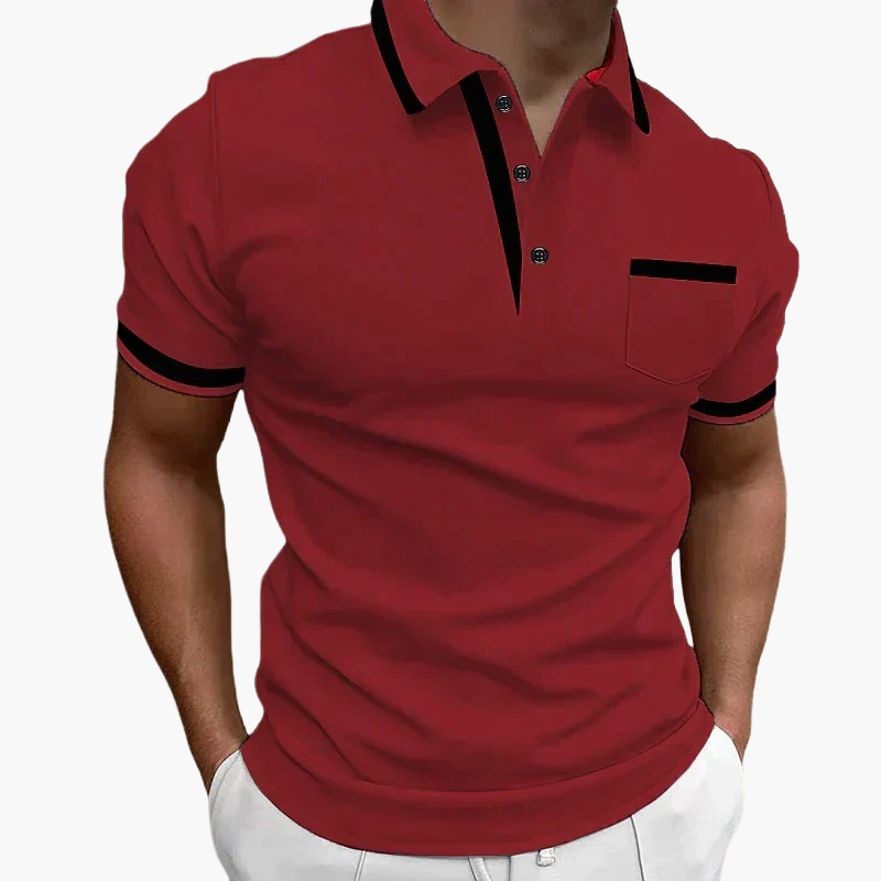 Herren Polohemd Modern Fit mit Kontrastdetails – Stilvolles Freizeit- und Alltagsoutfit