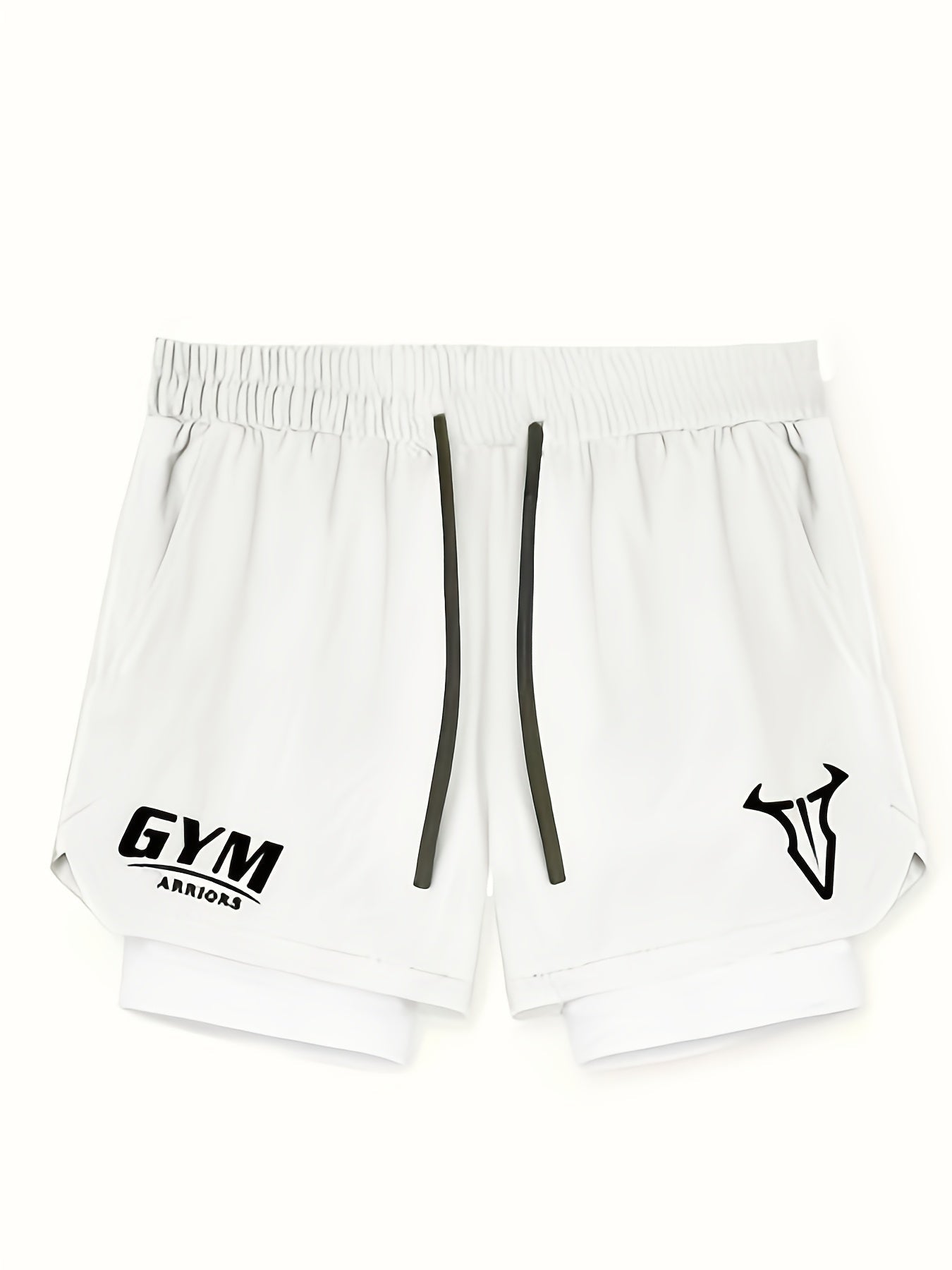 Herren Trainingsshorts mit 2-in-1-Design für Fitness und Sport