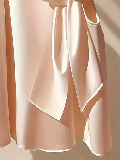 Damen Elegantes Ärmelloses Blusentop mit Schleife für besondere Anlässe