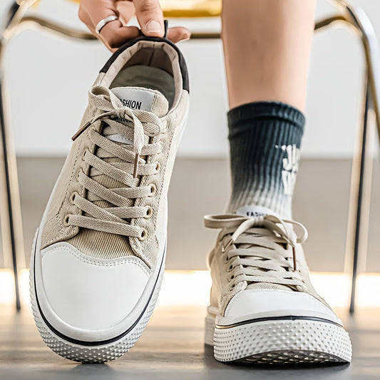 Herren Sneaker Freizeit Low-Top Schnürschuhe für Alltag & Outdoor