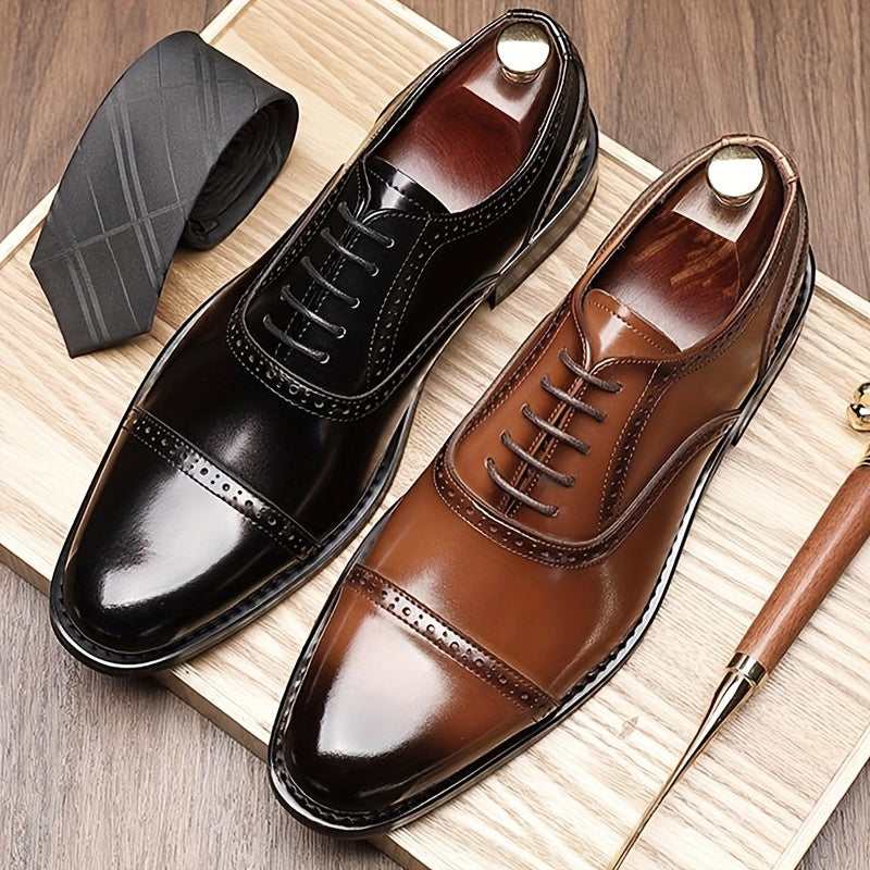 Herren Business Oxfordschuhe – Elegante klassische Schnürschuhe für Büro und festliche Anlässe