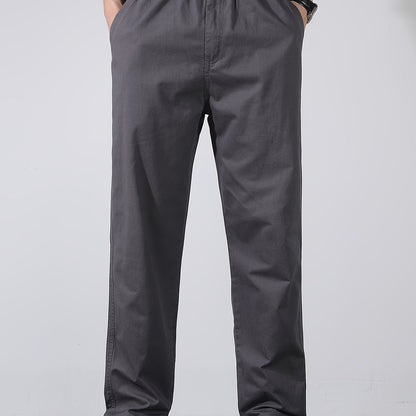 Herren Gerade Schnitt Freizeithose – Bequeme Alltags- und Businesshose