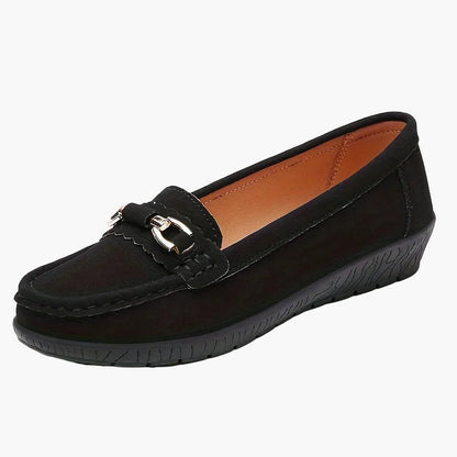 Damen Mokassins Elegant Komfort Slip-On Freizeit Loafer Schuhe