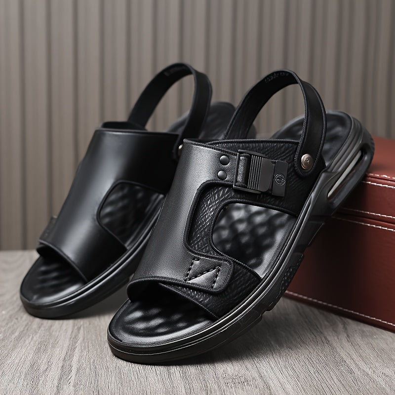 Herren Komfort-Sandalen mit Luftpolster und verstellbarem Riemen – Ideal für Alltag und Freizeit