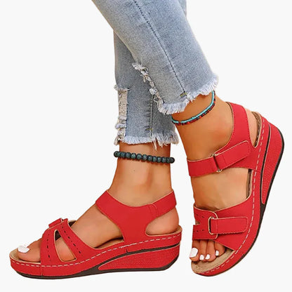 Damen Komfort-Wedgesandalen für Spaziergänge und Alltag – Ergonomisch, Modern, Verstellbar