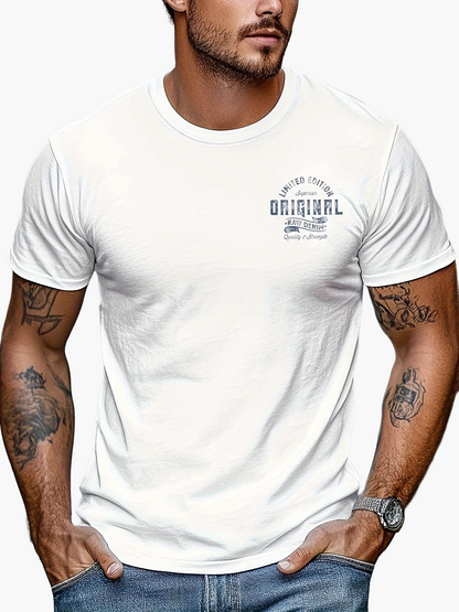 Herren T-Shirt Original Raw Denim Limited Edition – Casual Streetwear für Alltag und Freizeit