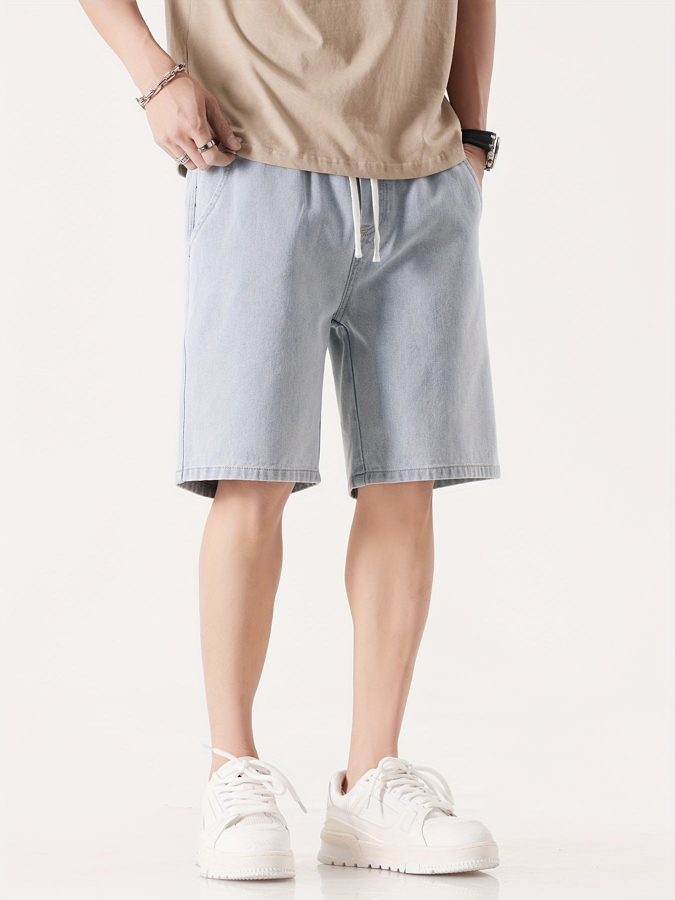 Herren Jeansshorts Locker Freizeit Stil für Alltag und Sport