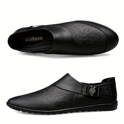 Herren Slip-On Loafer – Elegante Freizeitschuhe mit Prägung und modernem Design
