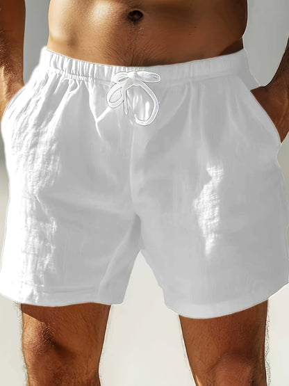 Herren Badeshorts mit Kordelzug – Bequeme Freizeithose für Strand und Pool