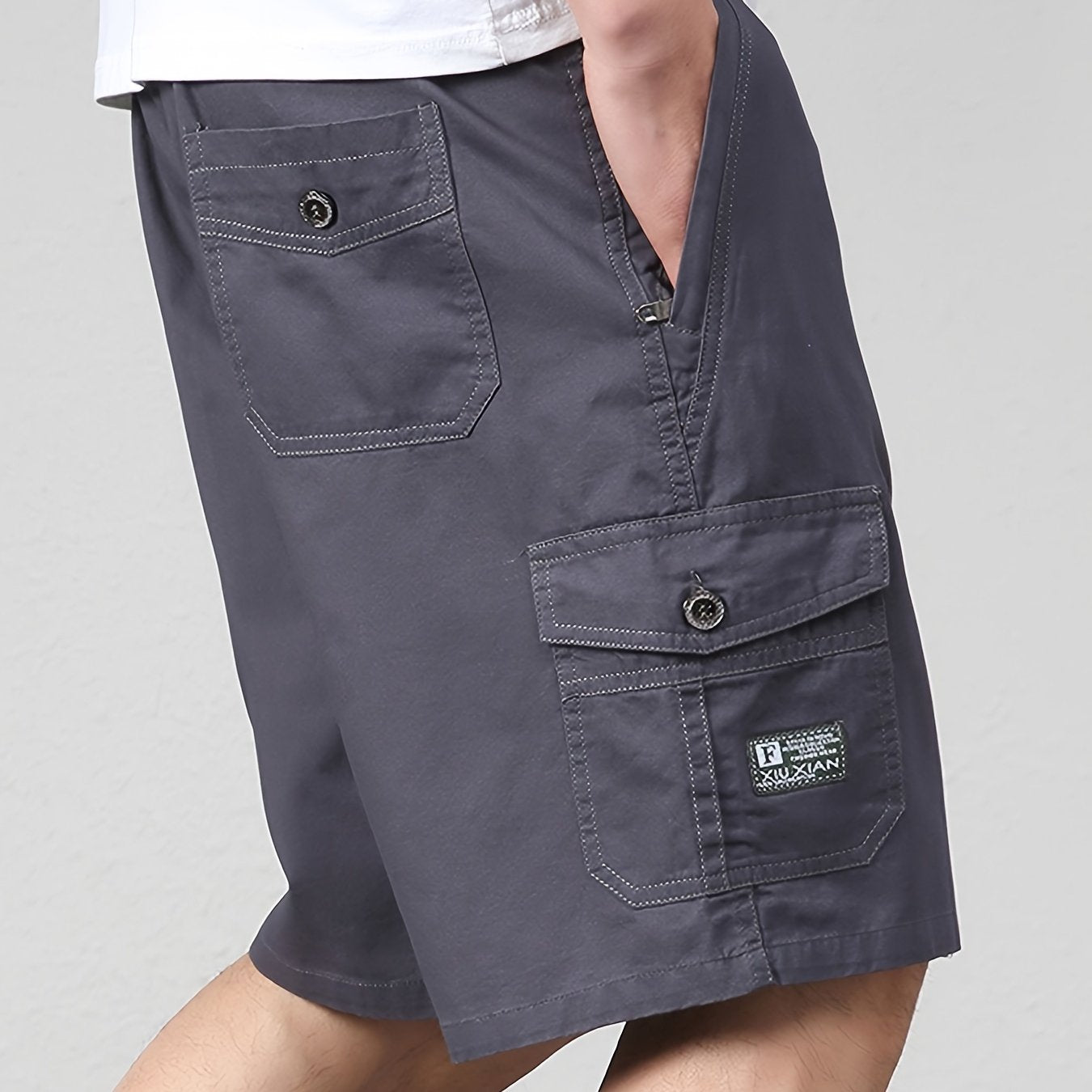 Herren Cargo Shorts Freizeit Bermuda mit Taschen – Perfekt für Alltag & Outdoor