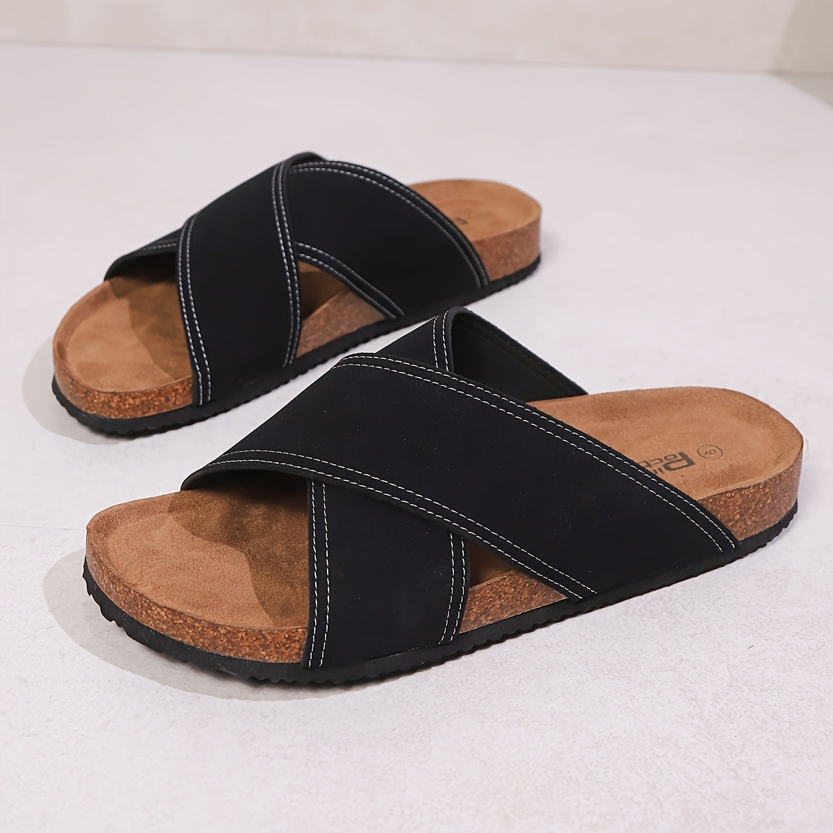 Herren Pantoletten mit Kreuzriemen – Komfortable Freizeitsandalen für Alltag und Urlaub