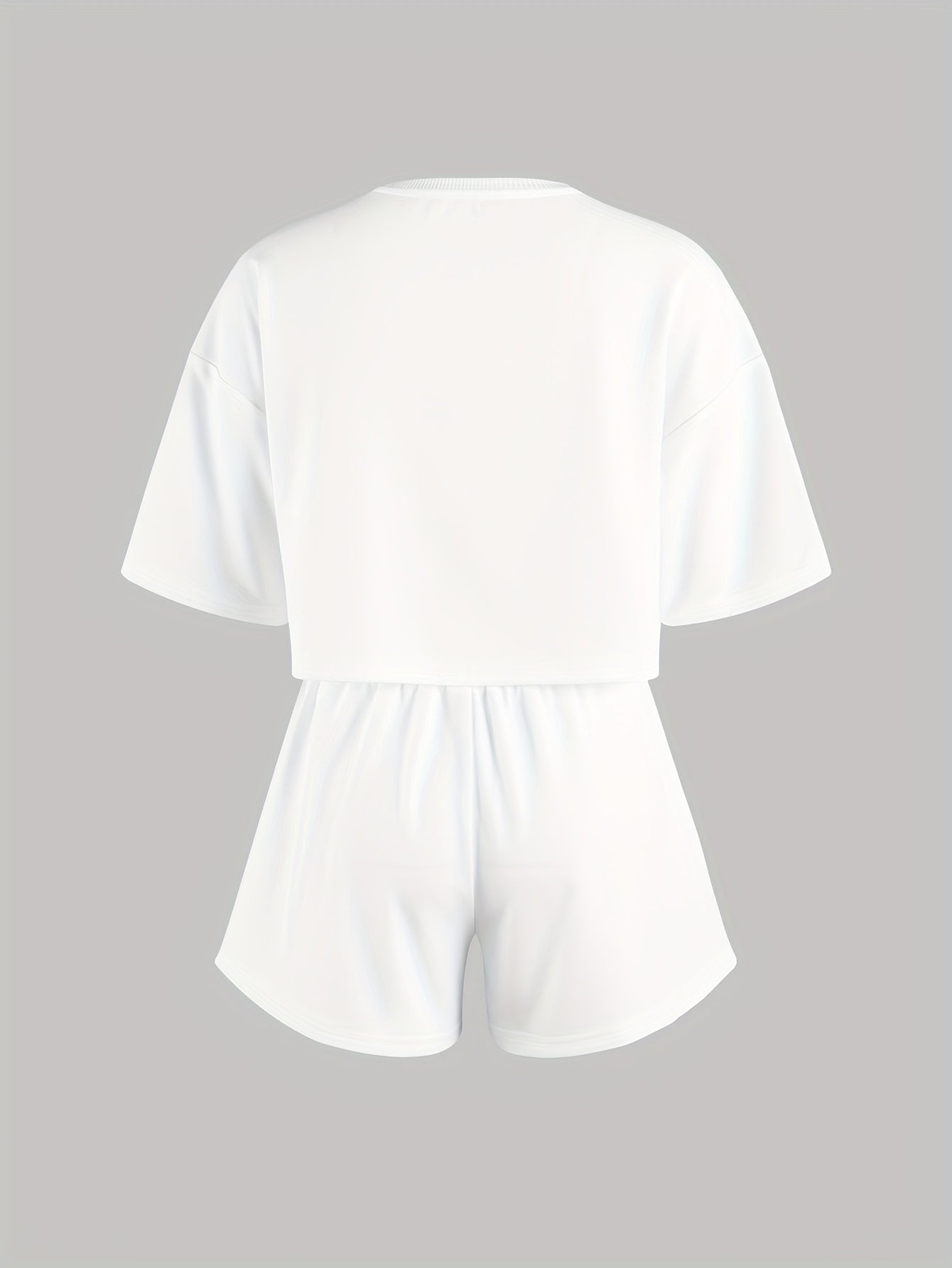 Damen Pyjama-Set mit blauen Herz-Prints – Lässige Homewear für gemütliche Wintertage