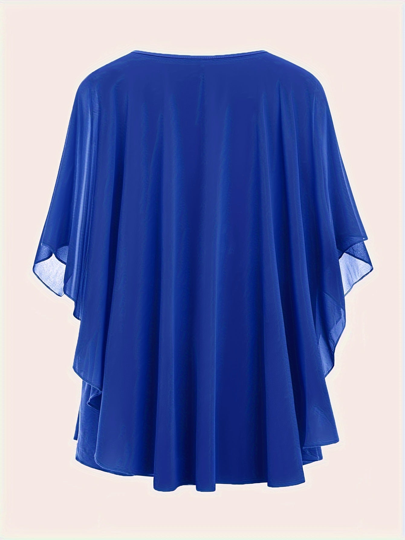 Damen Elegante Oversize Chiffon Bluse für festliche Anlässe und Alltag