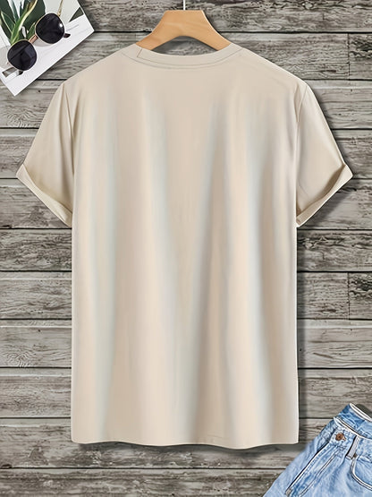 Herren T-Shirt im Oversize-Stil mit „BEAST“-Print und Löwenmotiv – Urban Streetwear für Selbstbewusste