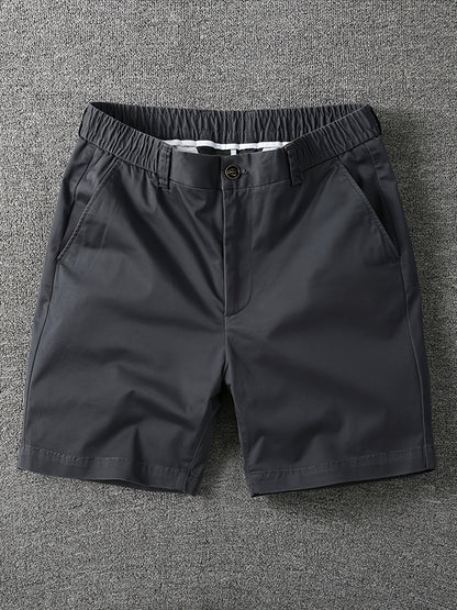 Summer Micro-elastic Casual Shorts, Four-tenths Length Shorts