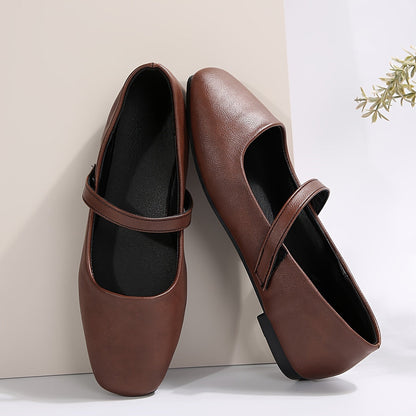 Damen Mary Jane Ballerinas – Elegante flache Schuhe für Alltag und Büro