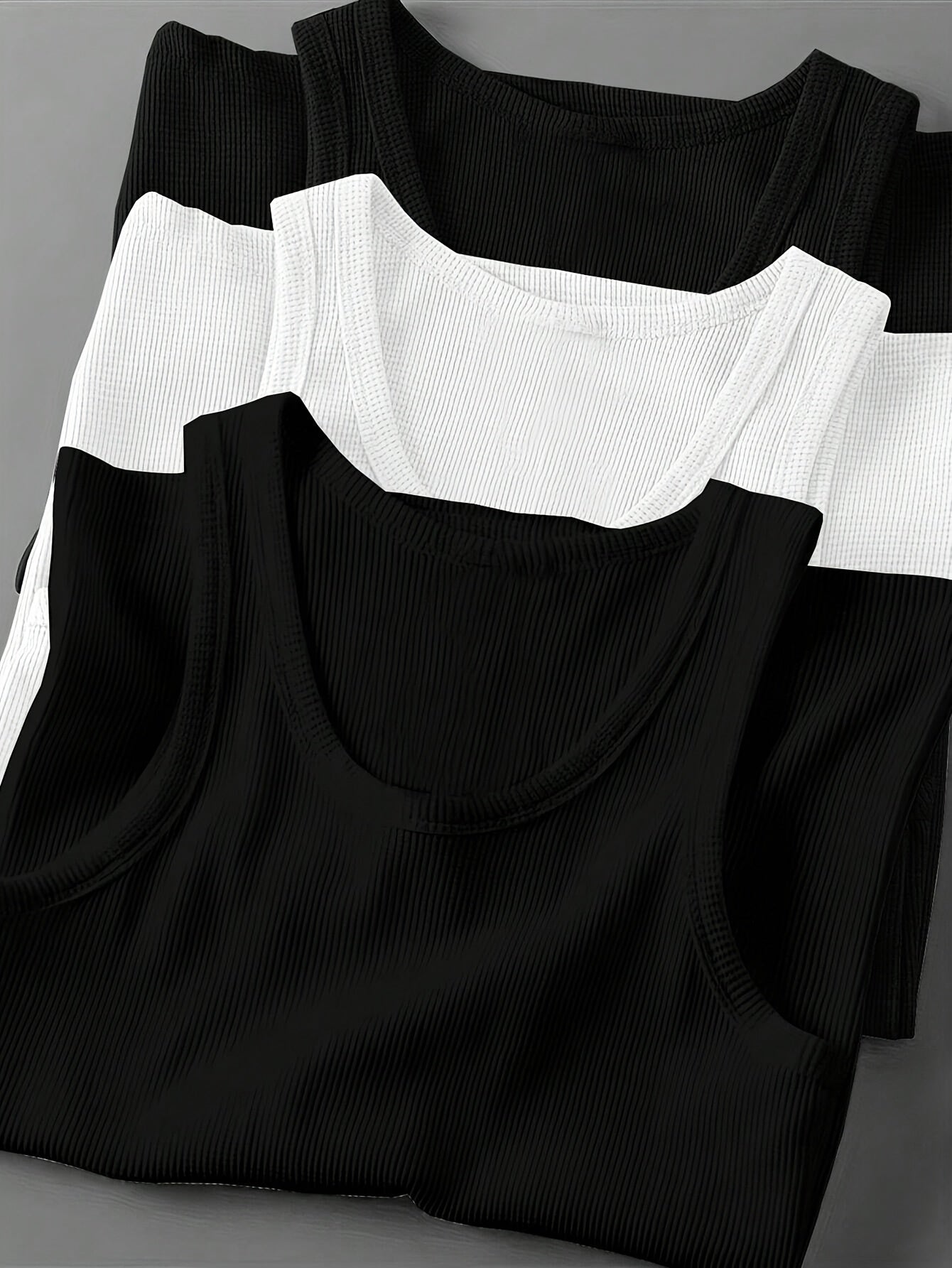 Herren Sport Tanktop mit Rippstruktur – Modernes Fitnesstop für Training und Freizeit