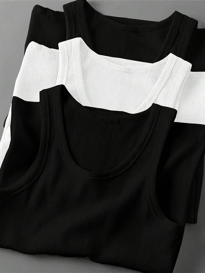 Herren Sport Tanktop mit Rippstruktur – Modernes Fitnesstop für Training und Freizeit