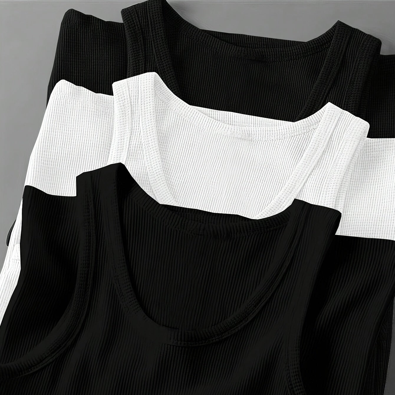 Herren Sport Tanktop mit Rippstruktur – Modernes Fitnesstop für Training und Freizeit