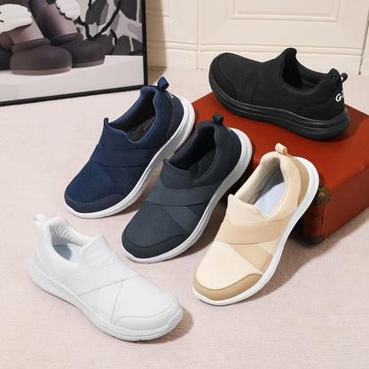 Herren Slip-On Freizeitschuhe – Bequeme Walking Sneaker für Alltag & Freizeit