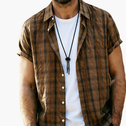 Herren Kurzarm Freizeithemd im Karo-Look – Lässiger Sommerstil für Alltag und Urlaub