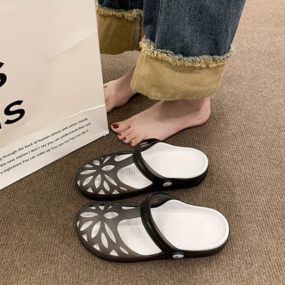 Damen Komfort Garten Clogs – Freizeit Sandalen mit Riemen, Sommer Outdoor Schuhe