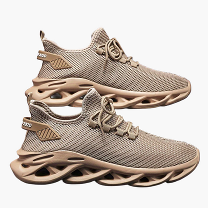 Herren Sneaker Sportliche Straßenschuhe mit Futuristischer Sohle – Laufen, Fitness & Freizeit