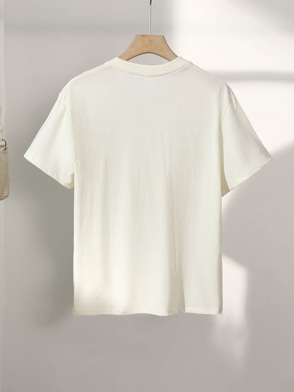 Damen T-Shirt mit Animal Print und Spruch – Modisches Statement Shirt für Alltag und Freizeit