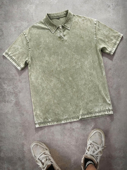 Herren Polo Shirt im Vintage Look – Lässiger Style für Freizeit und Alltag