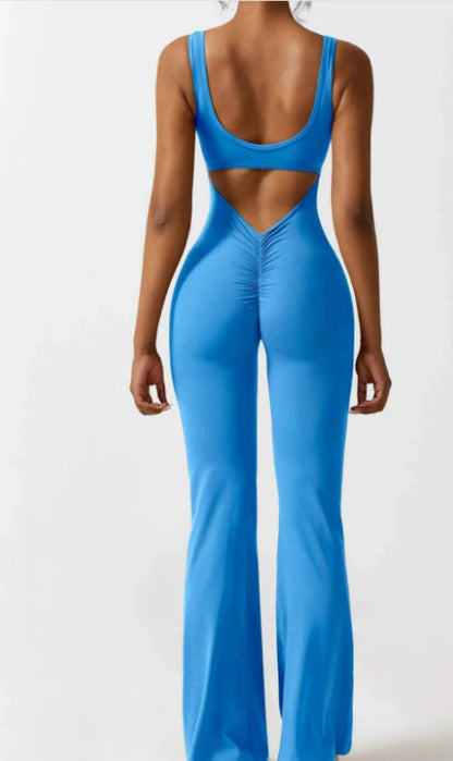 Angela – Nahtloser Yoga-Bodysuit mit Hohldesign