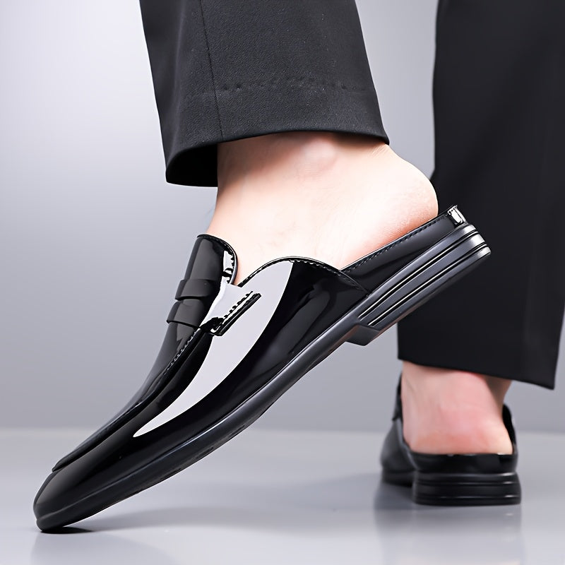 Herren Elegante Backless Loafer – Stilvolle Business-Slipper für Büro & Anlass