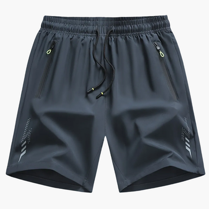 Herren Sport Shorts mit Reißverschlusstaschen – Trainingsshorts für Fitness, Laufen & Freizeit