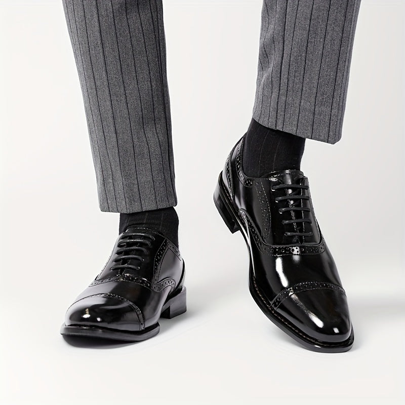 Herren Business Oxfordschuhe – Elegante klassische Schnürschuhe für Büro und festliche Anlässe