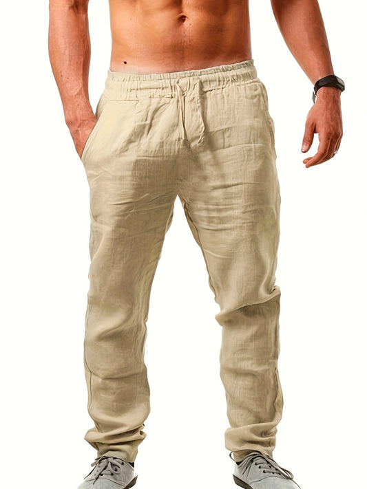 Herren Freizeithose mit Kordelzug – Bequeme Sommerhose für Alltag und Urlaub