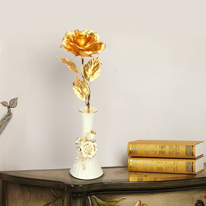 Edle Geschenkrose im Geschenkkarton – Dekorative Blume für Muttertag, Damen, Geschenkidee, Wohnaccessoire
