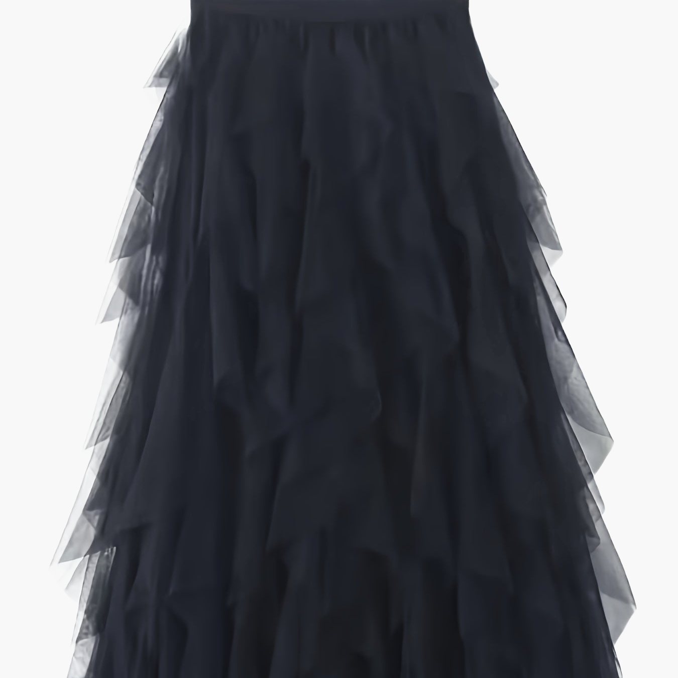 Damen Maxirock mit Rüschen für festliche Anlässe und elegante Outfits