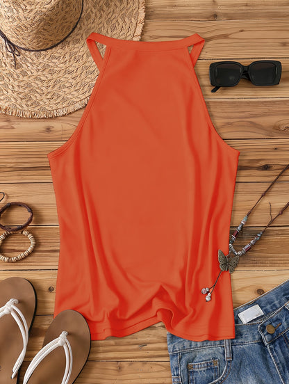 Damen Tanktop mit Wildblumen-Print – Sommerliches Freizeitshirt im Boho-Stil