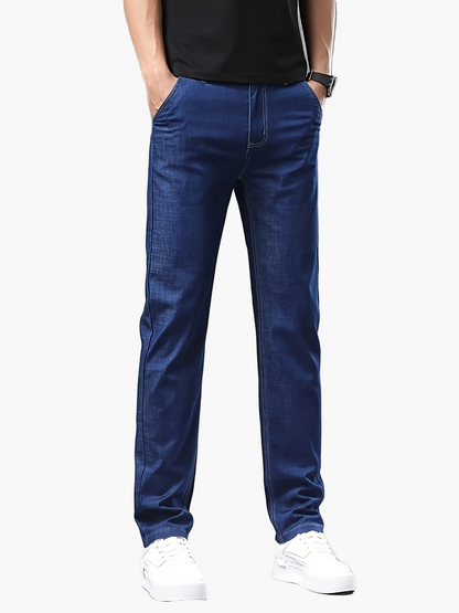 Herren Jeanshose im klassischen Stil für Alltag und Freizeit – Bequeme Passform