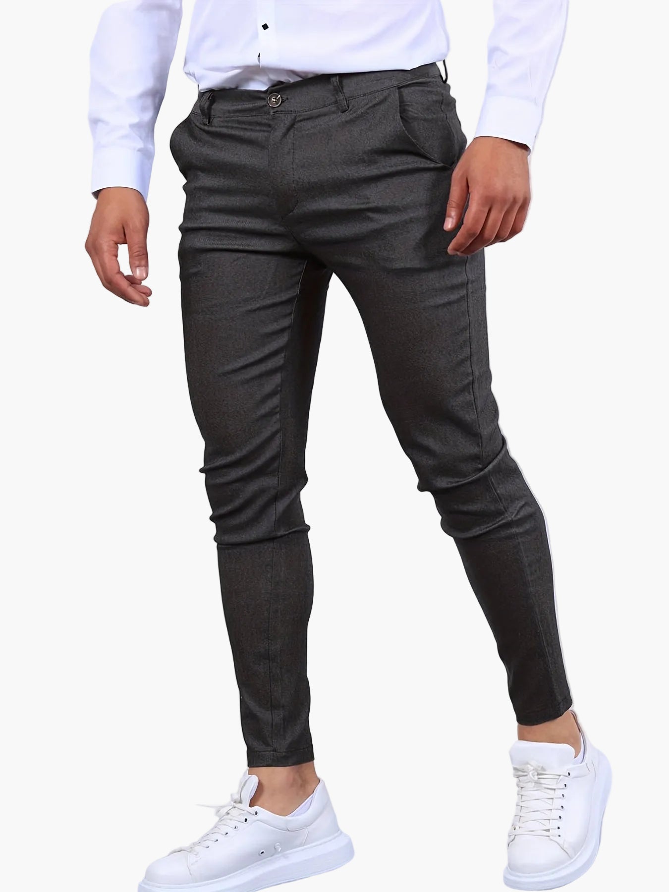 Herren Slim Fit Business Hose – Modern geschnittene Anzughose für Büro und Alltag