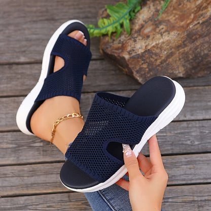 Damen Komfort Slip-On Sportsandalen für Freizeit und Alltag