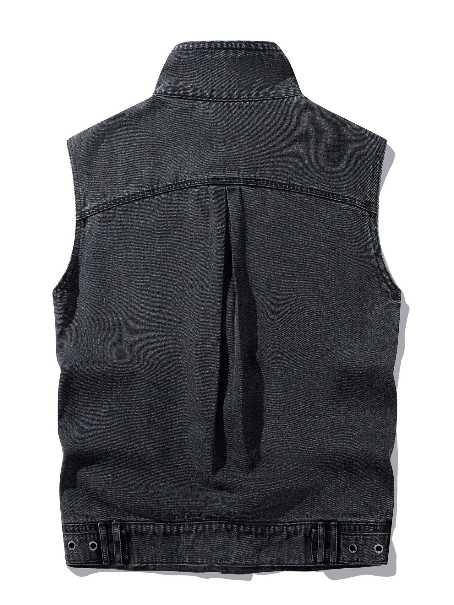 Herren Jeansweste im lässigen Streetwear-Stil ohne Ärmel – Ideal für Freizeit und Alltag