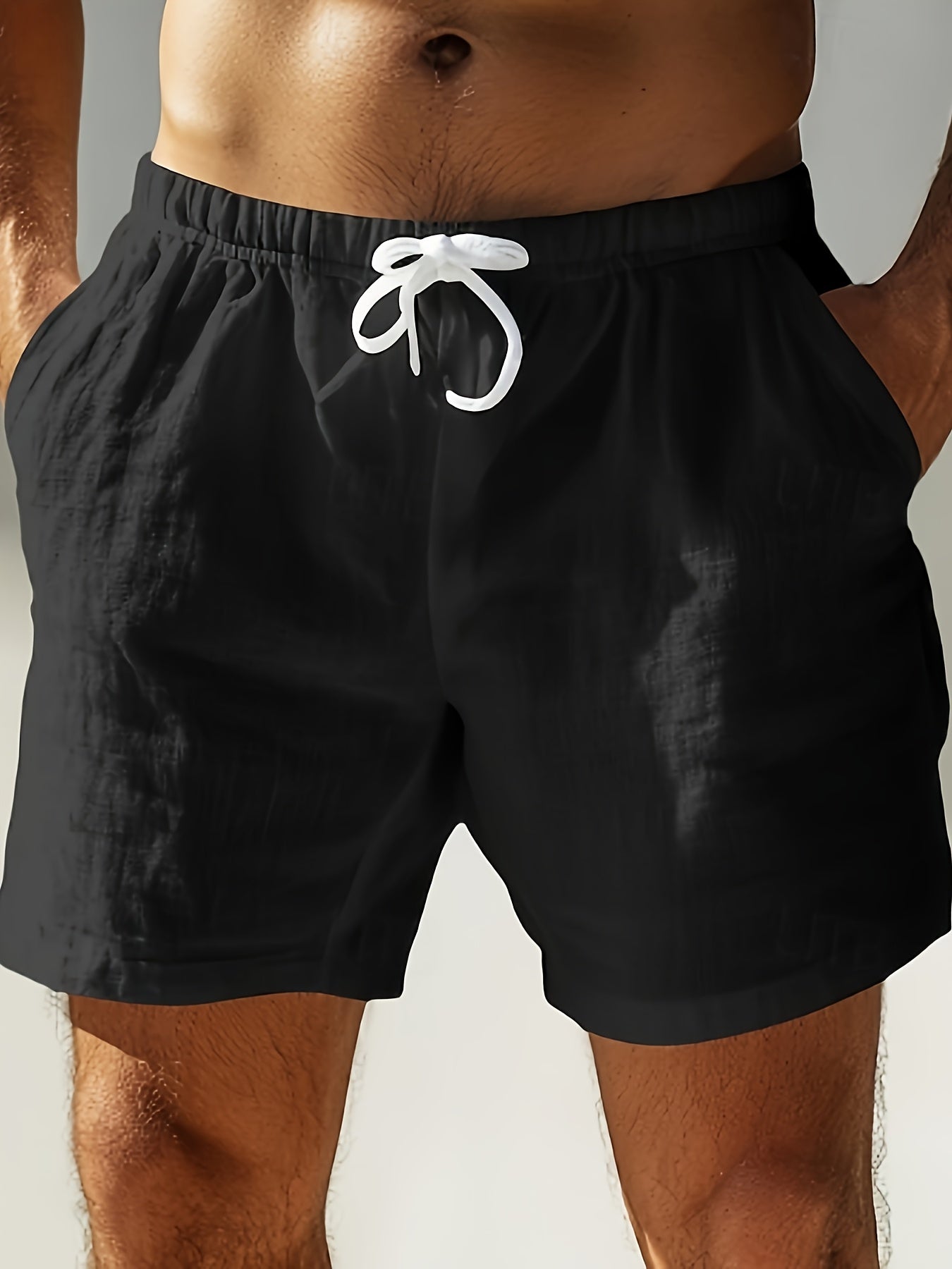 Herren Badeshorts mit Kordelzug – Bequeme Freizeithose für Strand und Pool