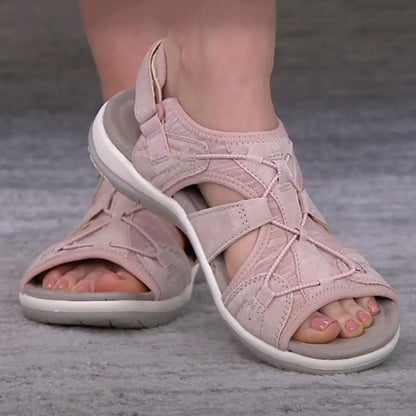 Damen Komfort-Sandalen für Alltag & Freizeit – Orthopädische Sommerschuhe mit verstellbaren Riemen