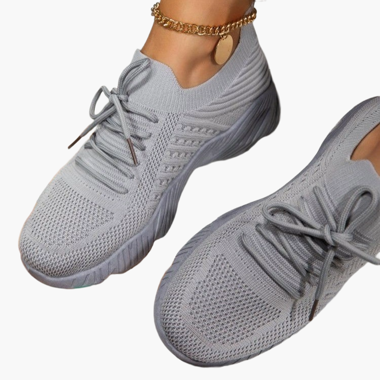 Damen Sneakers Leicht Atmungsaktiv Rutschfest Sport & Freizeit